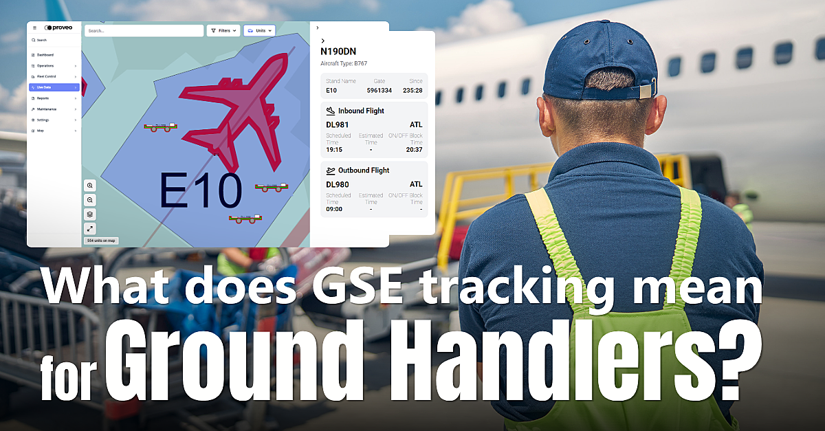 What does GSE tracking mean for ground handlers